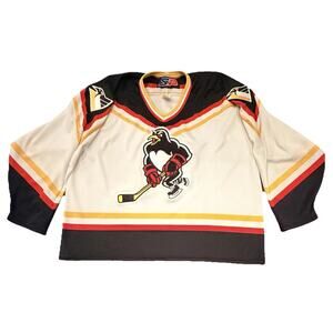 VTG 2000s SCRANTON WILKES BARRE PENGUINS MENS 2X HOCKEY JERSEY AHL HOME WHITE SP